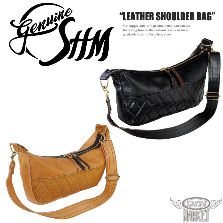 SHM LEATHER SHOULDER BAG